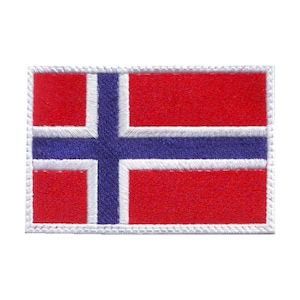 Norway Flag Embroidered Patch