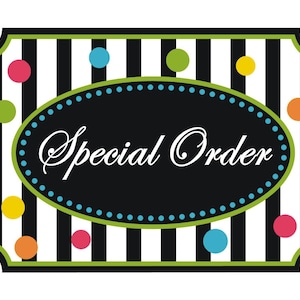 special order embroidered Patch