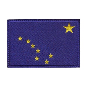 Alaska Flag Embroidered Patch