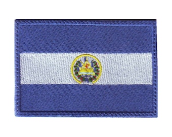 El Salvador Flag Embroidered Patch