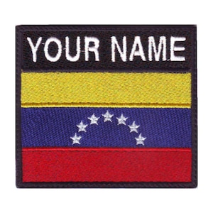 Venezuela Personalized Badge Flag Embroidered  Patch
