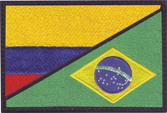 Toppa Con Bandiera Germania E Brasile, 9x6 Cm, Termoadesiva, Colori Brillanti, Da Stirare O Cucire