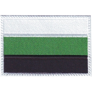 Neutrois Pride Flagge Bestickter Aufnäher