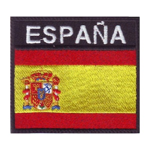 Spain  Badge Flag Embroidered  Patch