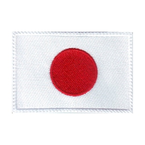 Japan Flag Embroidered Patch
