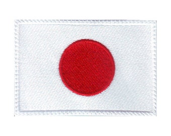 Naszywka haftowana z flagą Japonii