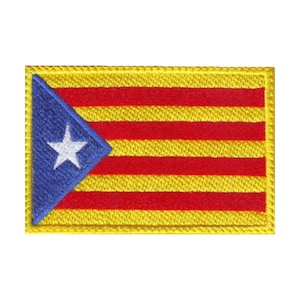 Catalunya Estelada Spain Flag Embroidered Patch