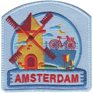 Amsterdam Windmill Embroidered Patch
