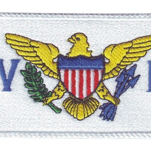 US Virgin Islands Flag Embroidered Patch