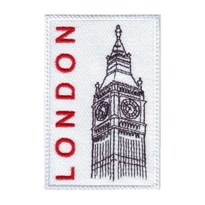 London Big Ben Embroidered  Patch