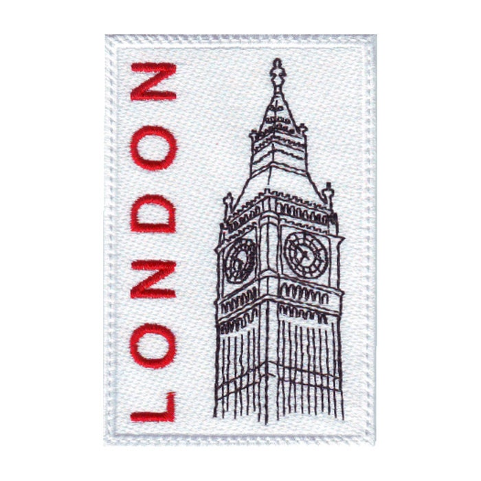 London Big Ben Embroidered  Patch