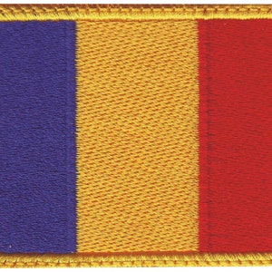 Romania Flag Embroidered Patch