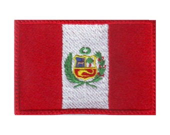 Parche Bordado Bandera Perú