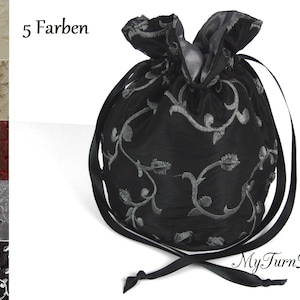 Pompadourbeutel, Abendtasche, Beuteltasche, Handtasche, Trachtentasche, Dirndltasche, historisches Kostüm, Tanzball, festlich, bordeaux, rot