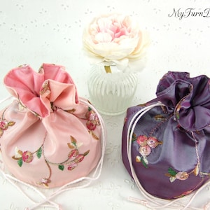 Geschenkbeutel, Geschenkbehälter, Geschenksäckchen, Säckchen, Geschenkverpackung, kleiner Beutel, Stoffbeutel, edel, Taftbeutel,Aufbewahrung