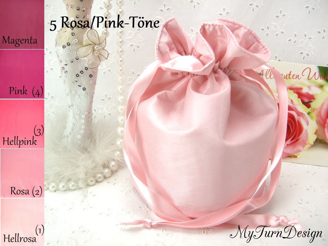 Pompadourbeutel, Beutel, Taft, Beutel aus Taft, Abendtasche