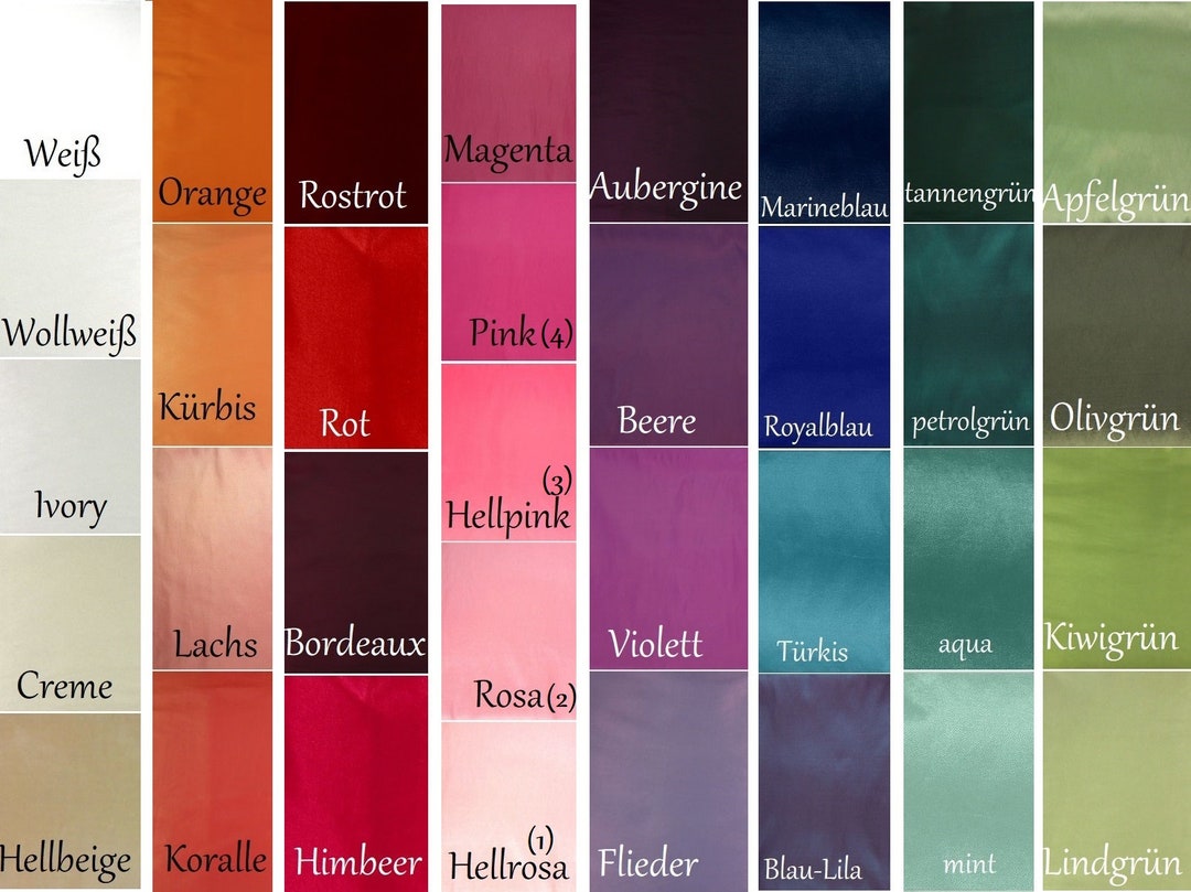 Fabric Sample for Smooth Taffeta Fabric - Etsy