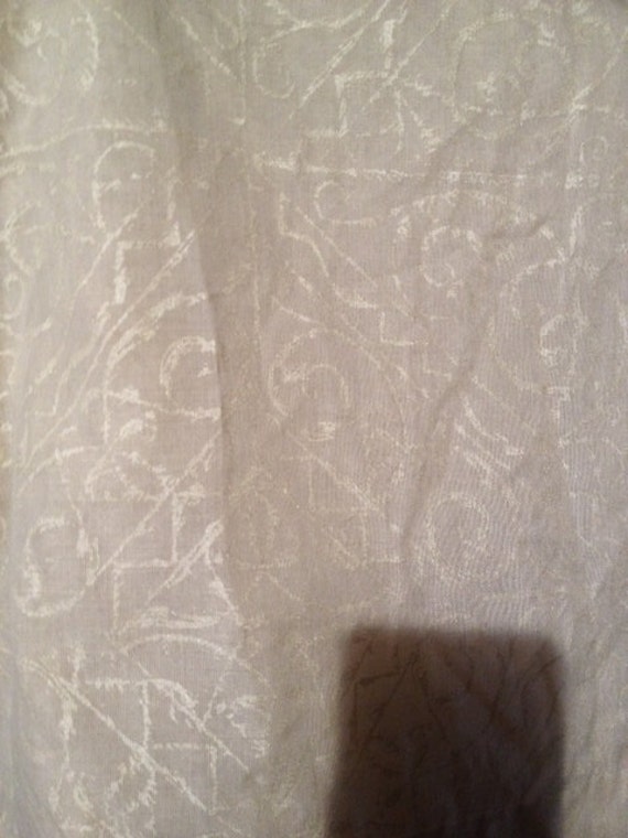 Items similar to silk screened shear cotton fabric on Etsy