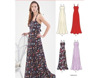 New Look Sewing Pattern 6551 Misses' Gowns ~ Factory Folded UnCut Sewing Pattern, size (8-20)