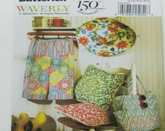 Butterick Pattern B5933 Pillow, Pants, Hat and Tote Sewing Template, Size Y (XSM-SML-MED)