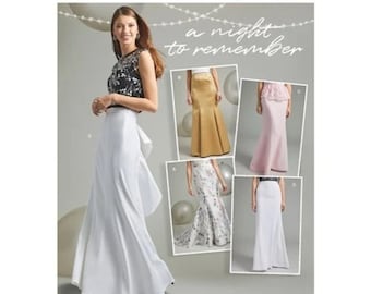 Simplicity Pattern 8597 Misses' Special Occasion Skirts, size (8-16)