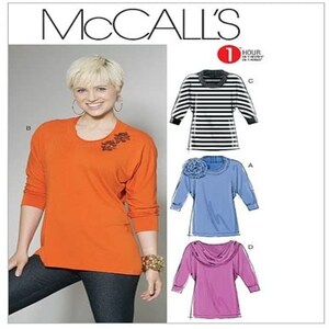 McCall's M6203 Misses' Tunics, Size Y (6-8, 10-12, 14-16)