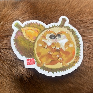 Durian_Puppy_Shiba_Inu_Vinyl_Sticker_original_fruit_dog_cute_doglover_dogart_dogdrawing_shibalover_shibadrawing_shibaart