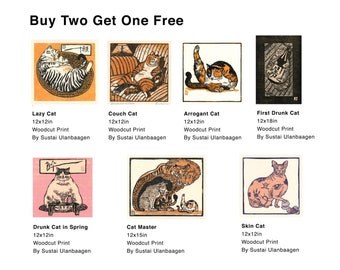 Posters Buy Two Get One Free_Woodcut