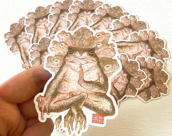 Eight_Headed_Zen_Toad_Vinyl_Sticker_goldentoad_toadart_toaddrawing_toadlover_zenmaster_original_zenmaster_zentoad_frogart_mystical_zenart