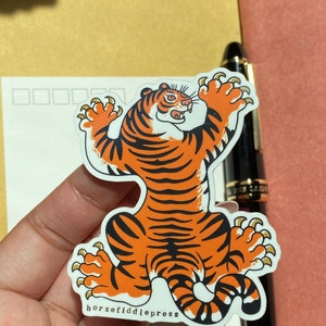 Tiger Vinyl Sticker