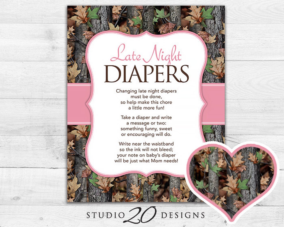 Instant Download Pink Camo Late Night Diapers 8x10 Camouflage Etsy instant-download-pink-camo-late-night-diapers-8x10-camouflage-etsy