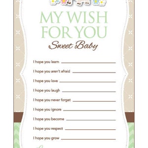 Instant Download Mint Lamb Baby Shower Games Pack, Printable Gender Neutral Sheep Bingo Cards, Price Is Right, Wishes, Diaper Raffle 39C image 5