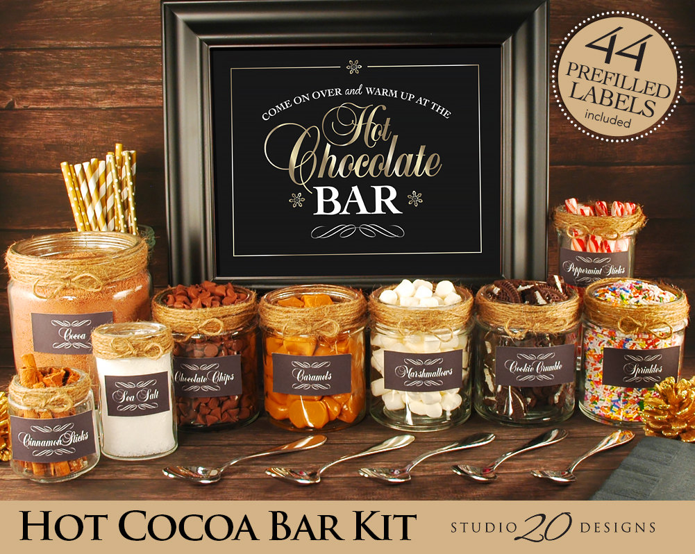 How to Set up an Epic Hot Chocolate Bar