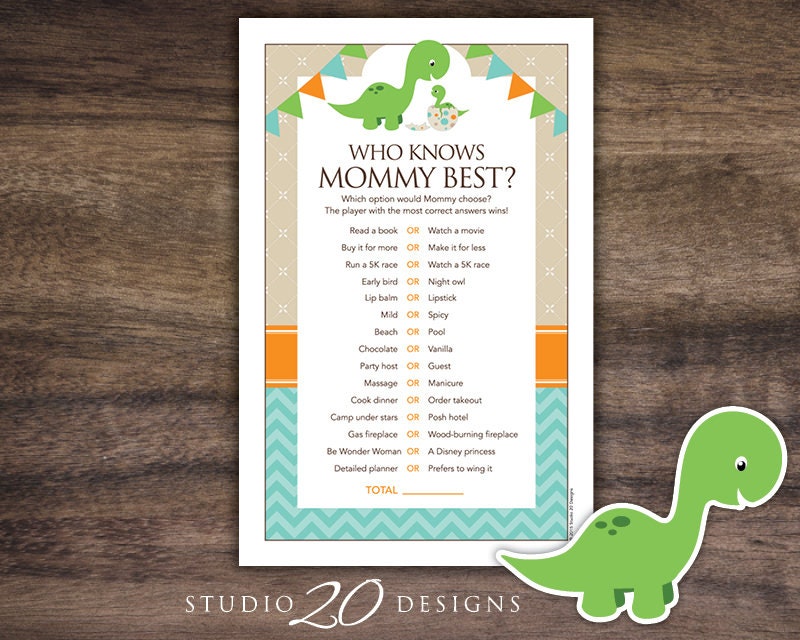 Disney Parents Baby Shower Game (Woodland) - Press Print Party!