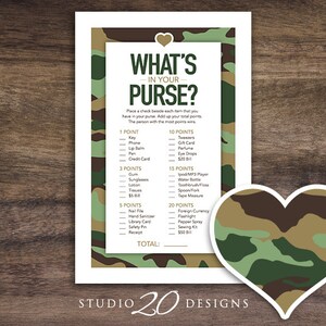 camouflage baby shower