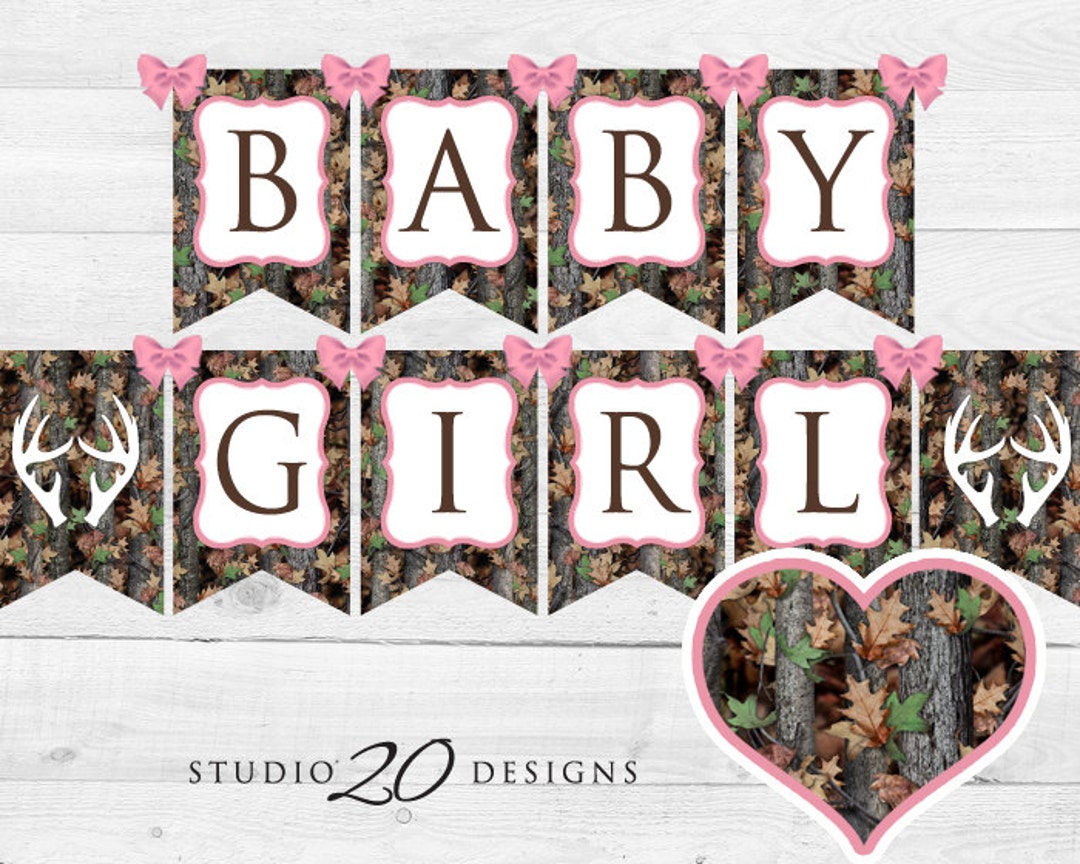 Instant Download Pink Camo Baby Shower Banner, Baby Girl Camouflage Bunting  Banner, Realistic Camo Pendent Banner, Camo Shower Banner 31D - Etsy Israel, image size:1080x864