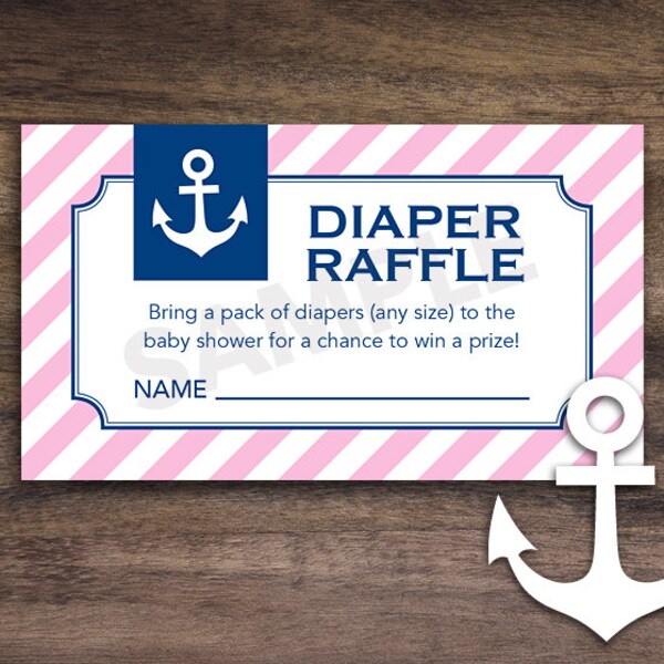 Anchor Diaper Cake - Etsy
