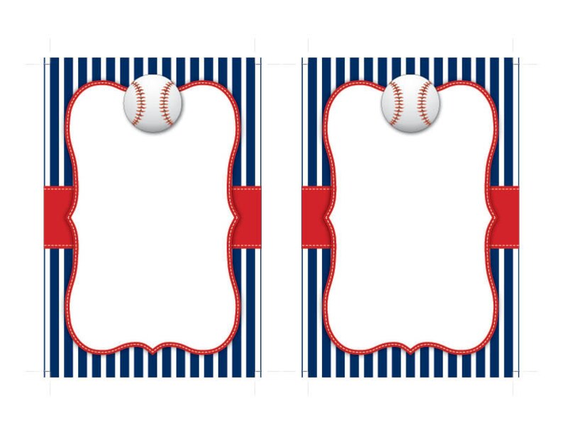 Baseball Baby Shower Invitations Editable Pdf DIY 4x6 Etsy Canada