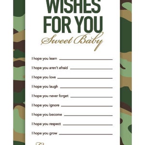 Instant Download Green Camo Baby Shower Games, Printable Camouflage ...