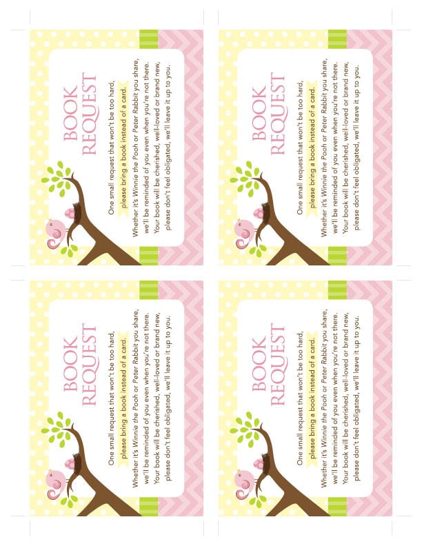 Instant Download Yellow Bird Book Request Yellow Pink Bird Etsy