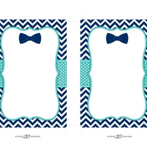 Instant Download 4x6 Bow Tie Baby Shower Invitations Editable Pdf, DIY ...