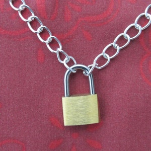 Punk Padlock Necklace