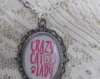 Crazy Cat Lady Necklace