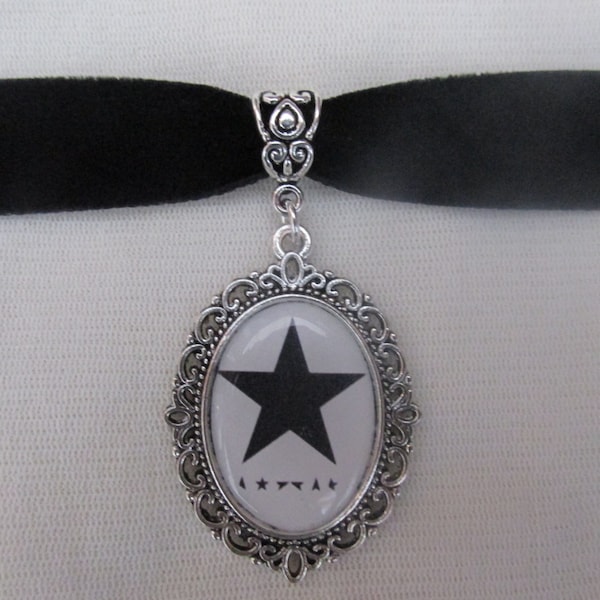 David Bowie Blackstar Logo Choker