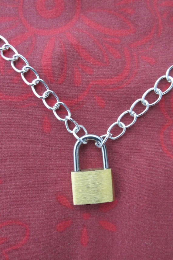 Punk Padlock Necklace