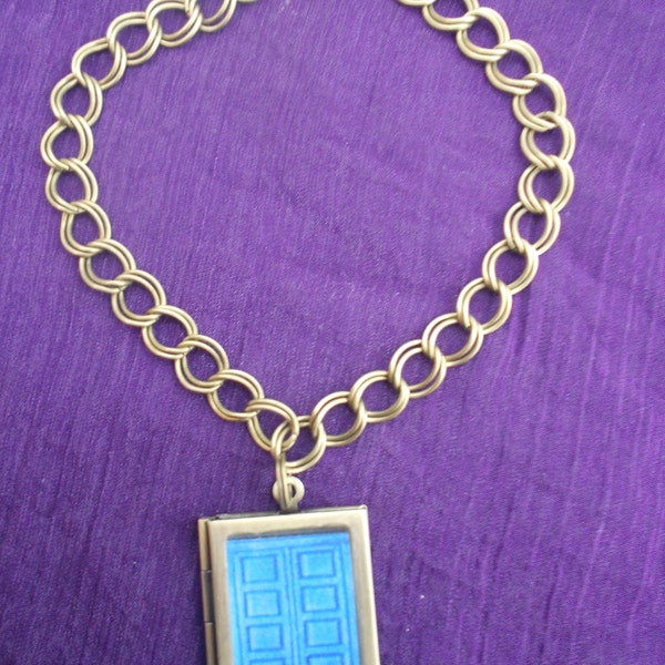 Doctor Who/River Song's Tardis Diary Locket  Bracelet