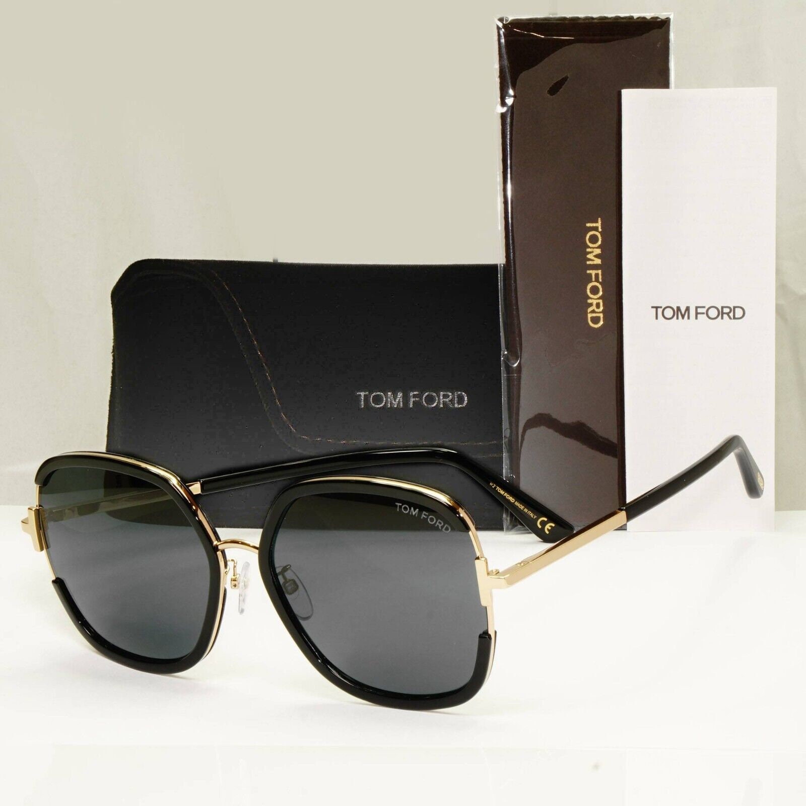 RARE James Bond 007 TOM FORD Snowdon 52 mm Havana Sunglasses TF