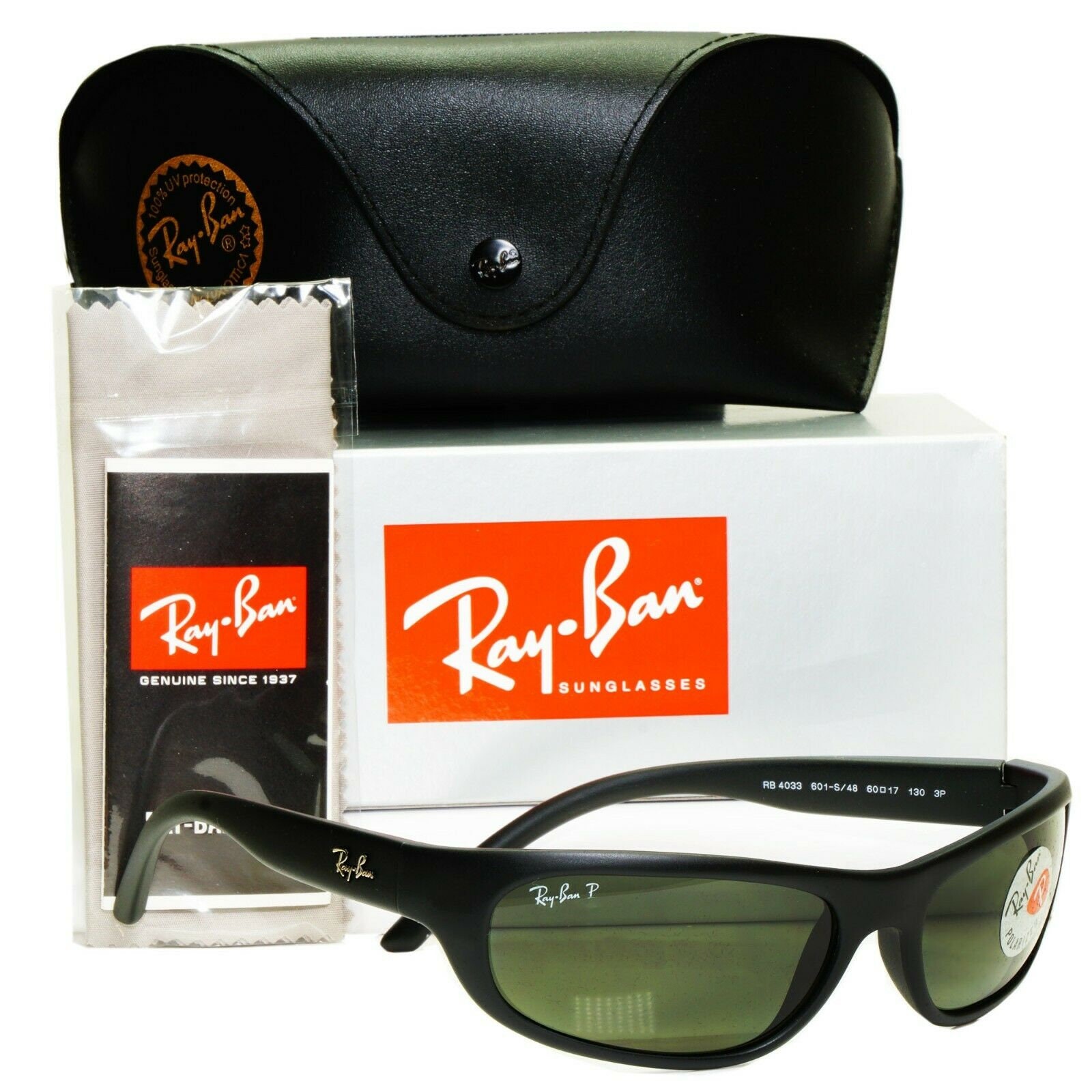 Authentic Ray Ban Predator Vintage Black Polarized Sunglasses Etsy Uk