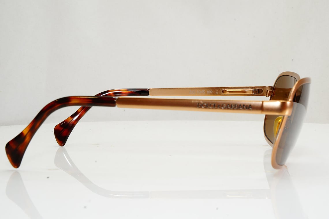 Authentic Dolce Gabbana Mens Vintage Sunglasses Brown Bronze | Etsy