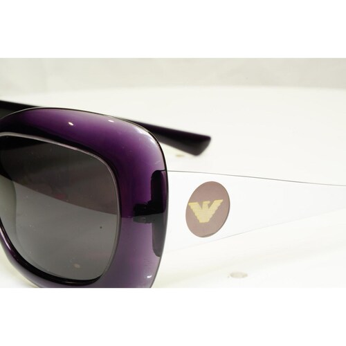 Emporio Armani Vintage Sunglasses Purple Black White Ea 9425 Qpatb Eagle shops 33946